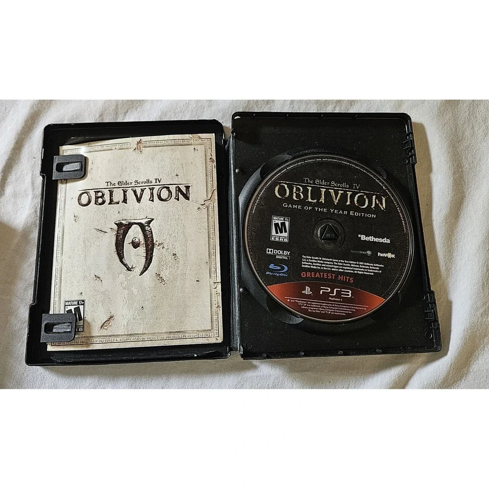 The Elder Scrolls IV Oblivion Game of the Year Edition PS3 CIB Greatest Hits